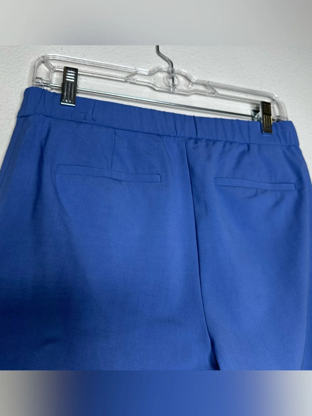 Theory Blue Stretch Virgin Wool Suit Jacket 6 Pants 4 Career Office Matching Set